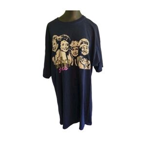 3X Navy Graphic Short Sleeve Tee